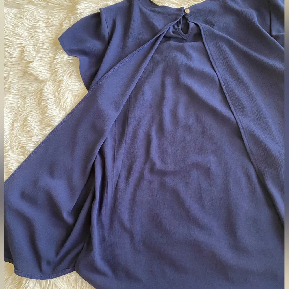 Navy blue blouse - Picture 4 of 6